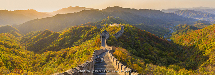 The Great Wall at Mutianyu nr Beijing in Hebei Province, China