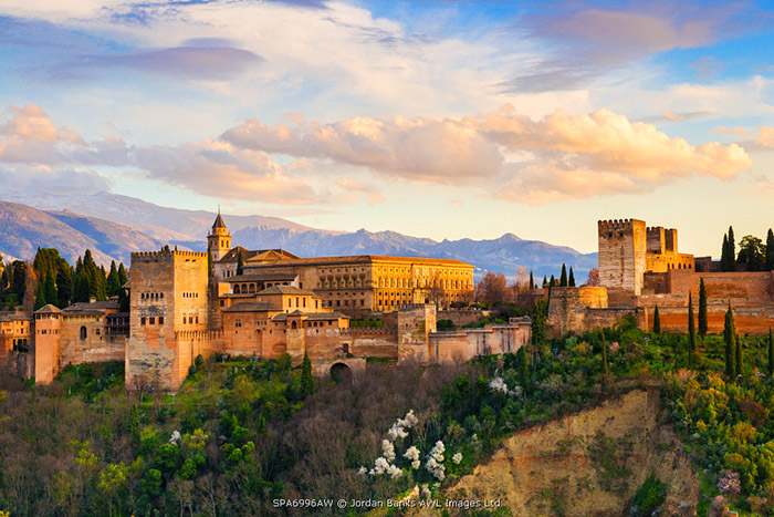 Spain, Andalusia, Granada, Alhambra Palace