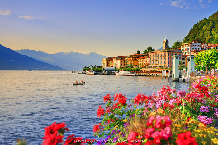 Italy, Lombardy, Como district. Como Lake, Bellagio.