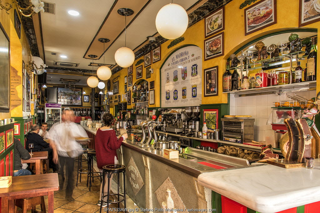 Tapas bar, Madrid, Community of Madrid, Spain